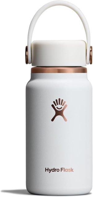 Hydro Flask Micro Bottle - Insulated Mini Leak Proof Flask for Purse or Pocket in 6.7 Oz Supernova Purple