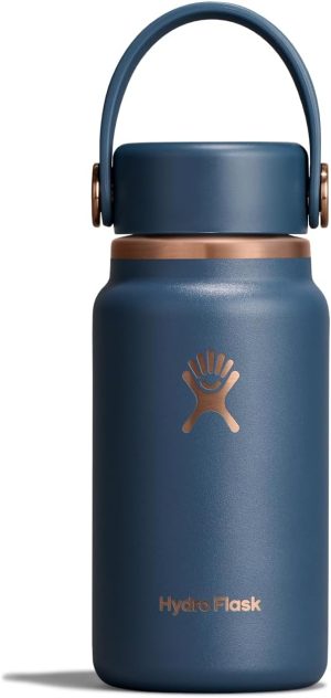 Hydro Flask Micro Bottle - Insulated Mini Leak Proof Flask for Purse or Pocket in 6.7 Oz Supernova Purple