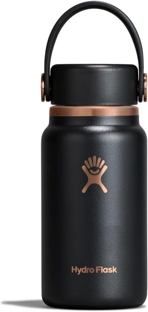 Hydro Flask Micro Bottle - Insulated Mini Leak Proof Flask for Purse or Pocket in 6.7 Oz Supernova Purple
